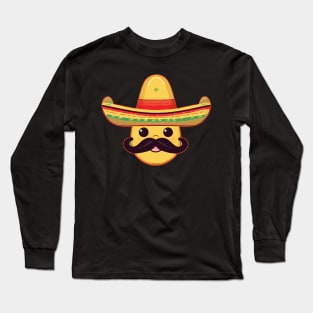 Mexican character in hat Long Sleeve T-Shirt